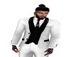 White/black suit