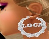 ~Ni~ Loca Hoops Silver