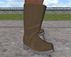 Brown Rain Boots (M)