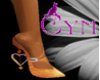 CYM GOLD DIVA SHOES