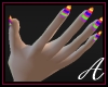 *Rainbow Nails -sm hands