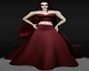Dark Red Dress Witch