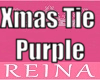 Purple Xmas Bowtie