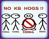 [CND]No kb Hogs sign