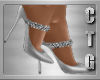 CTG SHIMMERY SILVER HEEL