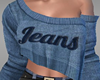 Blue Jeans Crop Top