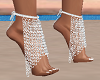 Silver Chains Bare Feet