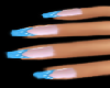 Dainty Blue Tip wPearls