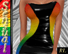Pride Leathr Panel Dress