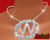 K*W necklaces strass