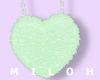 [M] Heart shoulderbag::L