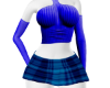 ~BJS~ Blue Plaid Skirt