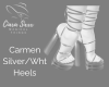 Carmen Silver/Wht Heels