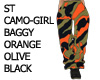 ST CamoGIRL BAGGY ORANGE