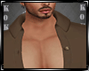 Brown Open Shirt