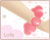 |L| Gummy pink bracelet