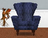 W.MastersBrat Blue Chair