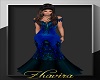 ZIANA BLUE GOWN