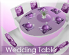 ~LDs~PurpFan Wed Table