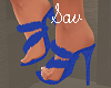 Navy Blue Sparkle Sandal