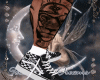 Tattoo Lion Leg Man