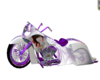 Purple Chopper Bike