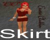 *DD* Red Leather Skirt