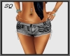 SQ Gray Lace Up Shorts