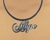 Allyse Necklace M Blk