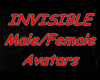 Invisible Avatars M/F