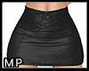 MP Black leather skirt
