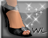 WL~Designer Heels Black