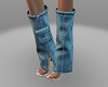 teen blue boots