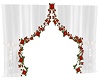 wedding flower curtains