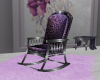 Purple Rocking Chair