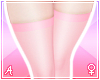 A| Pink Sheer Stockings