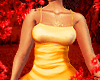 Orange Wrinkly Dress RL