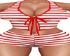 Connie Striped Red Set