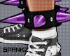 !!S Ankle Spike Purple