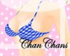 [Chan] BikiniTop Blue M