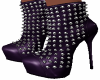 Purple Spike/Studs Boots