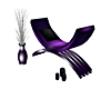 club chair purple