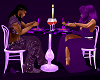 Purple Rose Dine Table