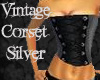 Vintage Silver Corset