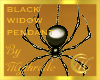 BLACK WIDOW PENDANT