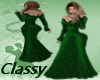Sexy Emerald Green Gown