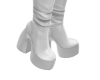 White Chunky Boots