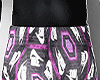 Purple Hexagon Jogger