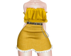 KZ Denim Skirt Yellow