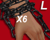 X6 . Wrist Chains L